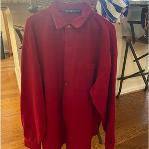 Nautica men’s extra extra large, tall, red heavy shirt